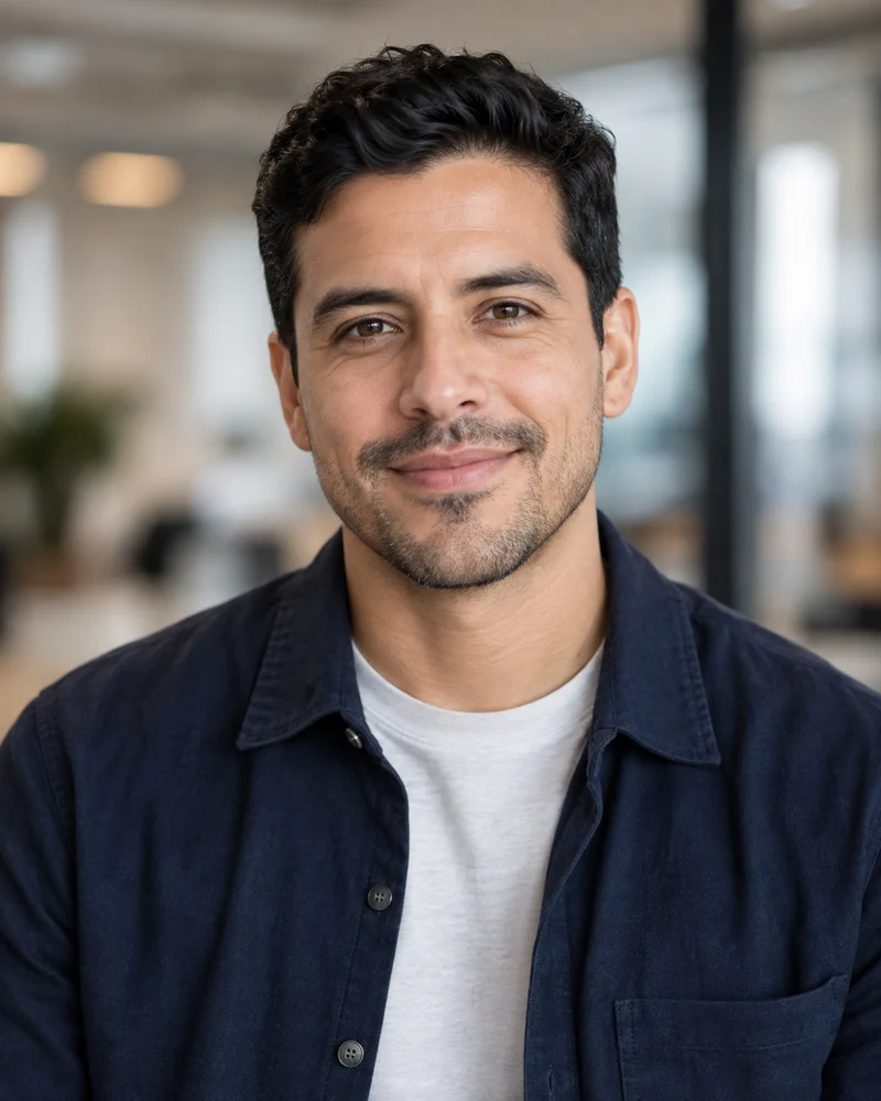 Smart casual: professional portrait style example