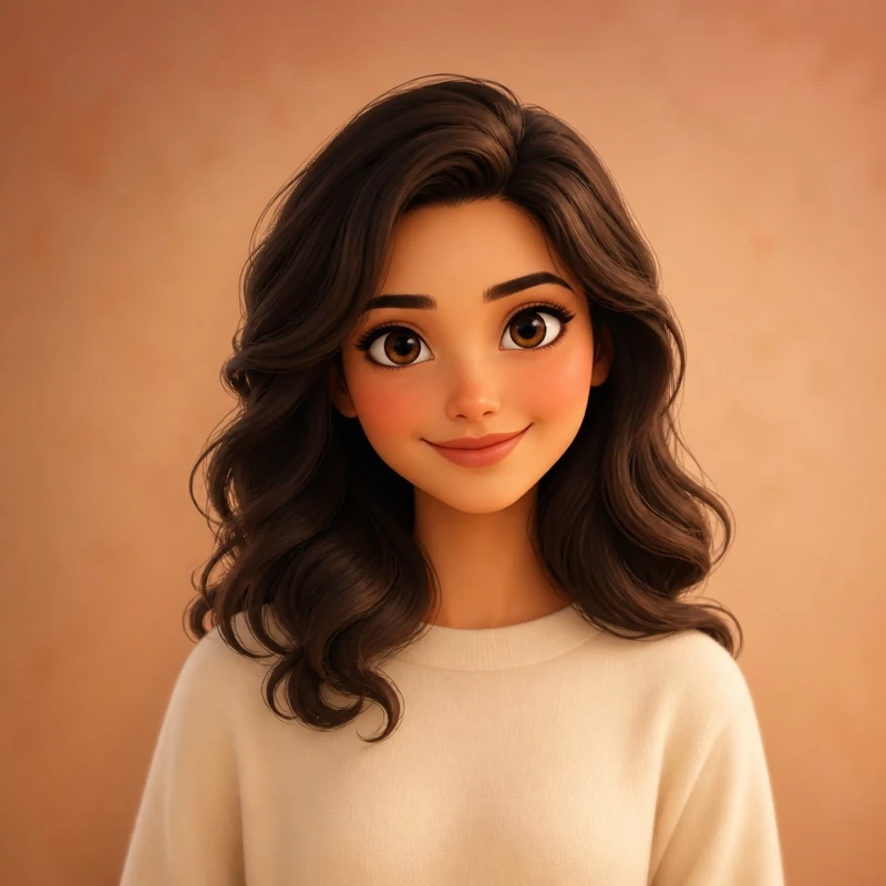Cartoon / Soft character, standalone fictional portrait illustration