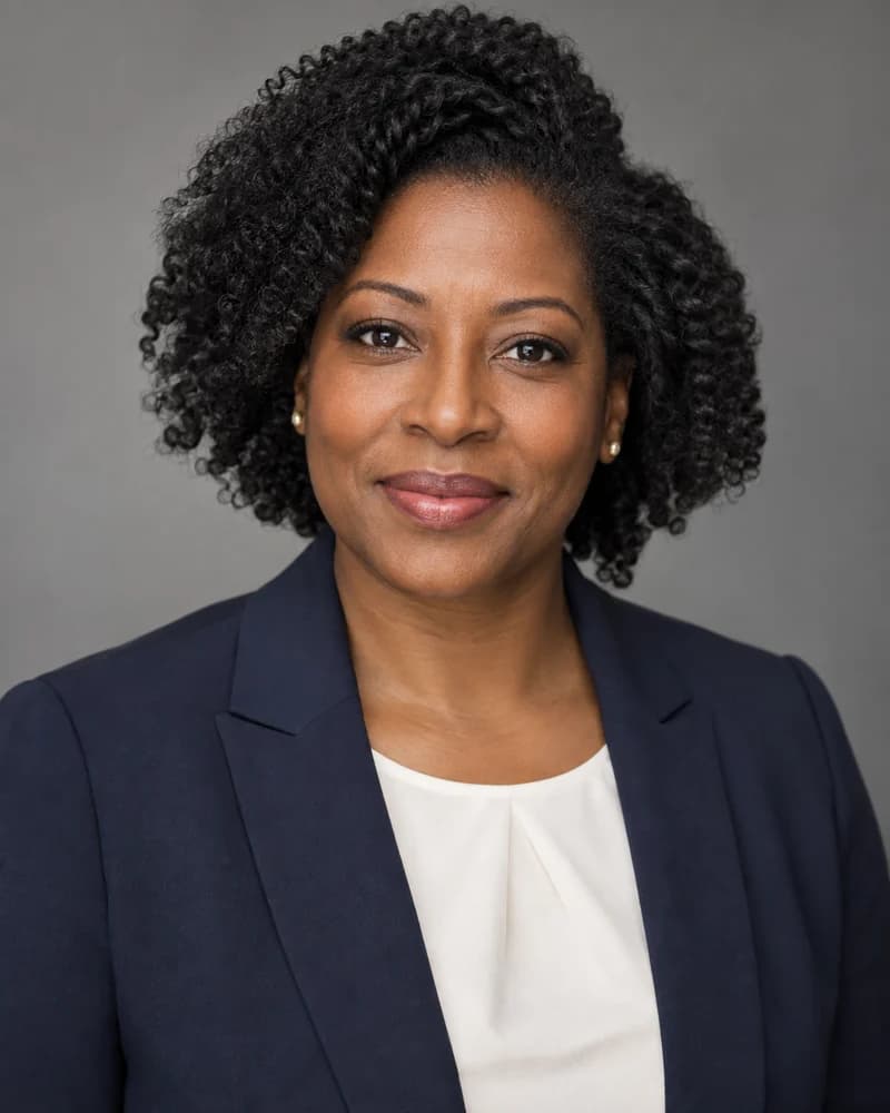 Corporate profile: professional portrait style example