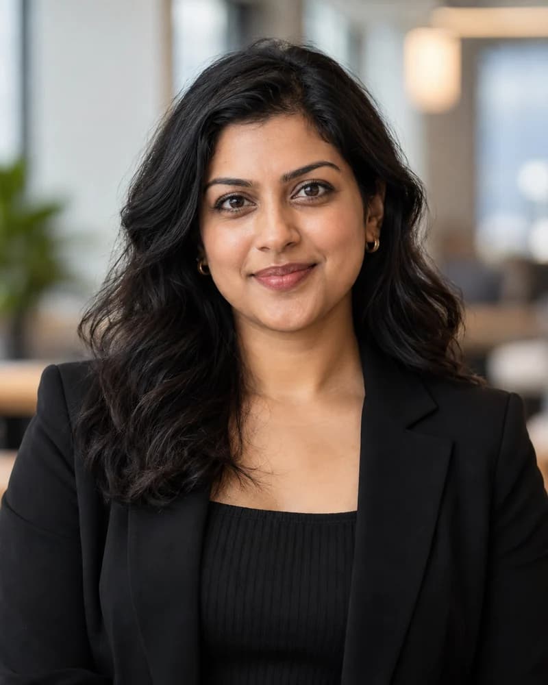Founder & personal brand: professional portrait style example