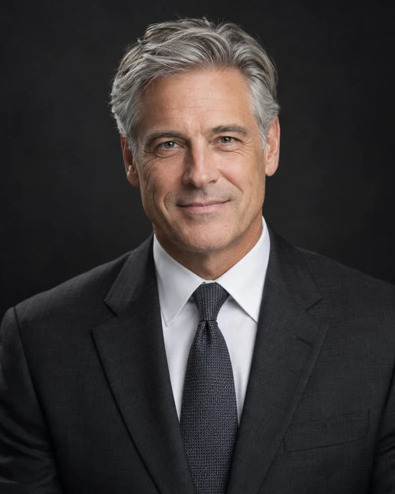 Executive portrait: professional portrait style example
