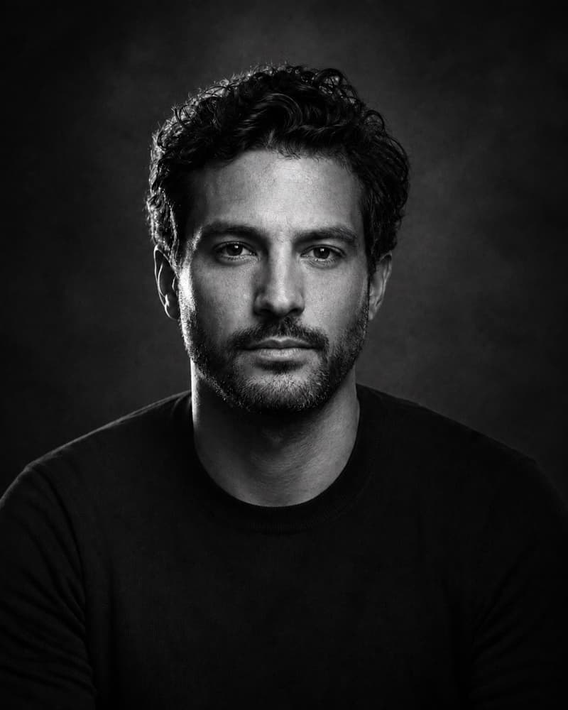 Cinematic lighting variation 3 of the same man